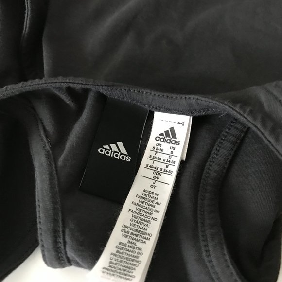 Adidas Sport ID Cotton Cropped Racerback Tank Top - Picture 5 of 5